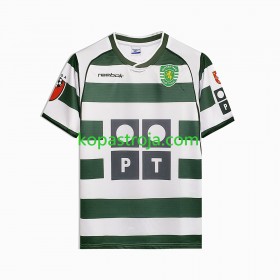 Billiga Fotbollströjor Sporting Clube de Portugal 2001-2003 Retro Hemma tröja Kortärmad